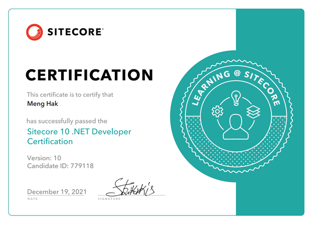 Sitecore Certification