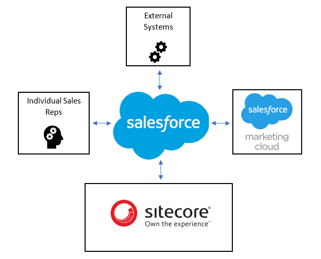 Salesforce represents database of record